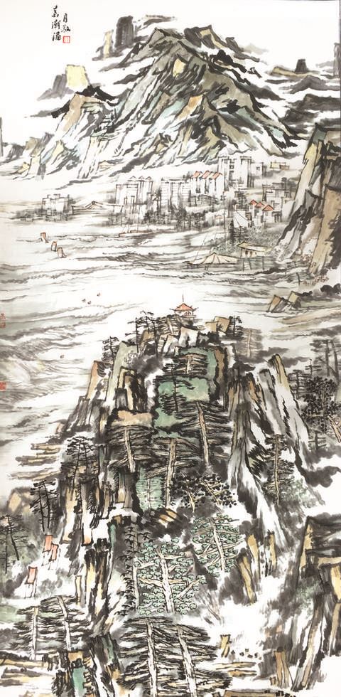 春潮涌  许自敬 作